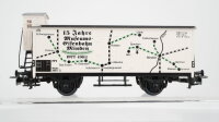 Märklin H0 Konvolut 3 Containertragwagen "Kraft, Campari, Lebbe", Kühlwagen "Bitburger", Kühlwagen mit Bremserhaus "15 Jahre ME Minden" DB/u.a.