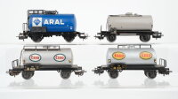 Märklin H0 Konvolut 4 Kesselwagen "Aral,...