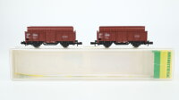 Minitrix N 13249 Stahlwarenwagen Set 2 tlg....