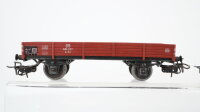 Märklin H0 Konvolut 2 Niederbordwagen 2-achsig, 3 Niederbordwagen 4-achsig DB