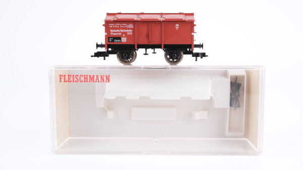 Fleischmann H0 5213K Klappdeckelwagen Wuppertal 7576 Deutsche Reichsbahn Gesellschaft