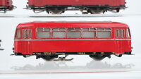 Märklin H0 Konvolut 4 Beiwagen für Schienenbus DB mit Innenbeleuchtung (ungetestet)