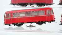 Märklin H0 Konvolut 4 Beiwagen für Schienenbus DB mit Innenbeleuchtung (ungetestet)