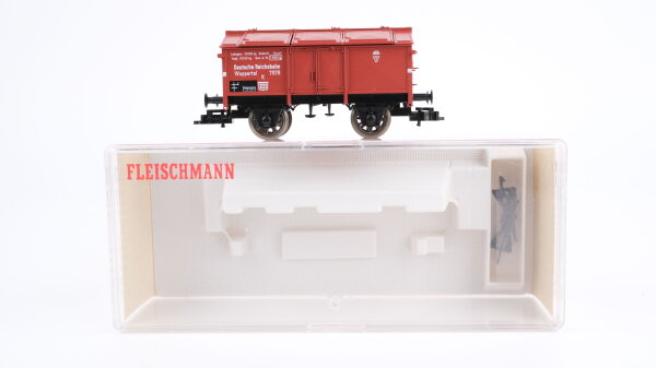 Fleischmann H0 5213K Klappdeckelwagen Wuppertal 7576 Deutsche Reichsbahn Gesellschaft