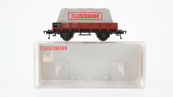 Fleischmann H0 5200 Offener Güterwagen (graue Plane) 21 80 326 3 777-7 DB