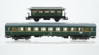 Unbekannt H0 Konvolut Abteilwagen 2. Kl. 4-achsig,...
