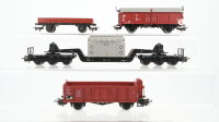 Märklin H0 Konvolut Hochbordwagen mit Bremserhaus,...