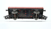 Märklin H0 Konvolut Hochbordwagen mit Bremserhaus, Niederbordwagen, Schiebedachwagen, Schwerlastwagen mit Transformator "AEG" DB