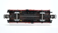 Märklin H0 Konvolut Hochbordwagen mit Bremserhaus, Niederbordwagen, Schiebedachwagen, Schwerlastwagen mit Transformator "AEG" DB