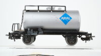 Märklin H0 Konvolut 3 Kesselwagen "Shell, Aral, Esso" 2-achsig, Kesselwagen "BP" 4-achsig DB