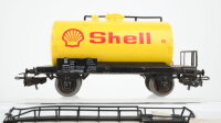 Märklin H0 Konvolut 3 Kesselwagen "Shell, Aral, Esso" 2-achsig, Kesselwagen "BP" 4-achsig DB