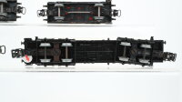 Märklin H0 Konvolut 3 Kesselwagen "Shell, Aral, Esso" 2-achsig, Kesselwagen "BP" 4-achsig DB