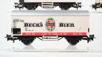 Märklin H0 Konvolut 5 Bierwagen "Pilsener Urquell, Römer Pils, Becks, Astra" DB
