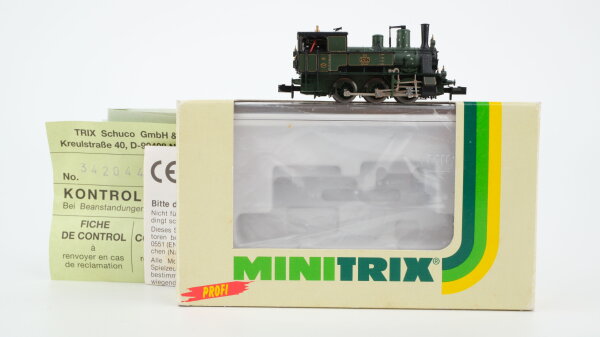 Minitrix N 12044 Dampflok BR DII 2417 K.Bay.Sts.B. Gleichstrom