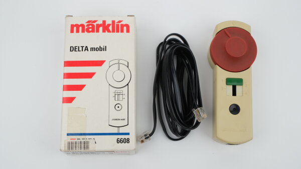 Märklin 6608 Delta mobil (vergilbt, in OVP)