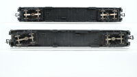 Fleischmann H0 Konvolut 2 Personenwagen 2.Kl. "Silberling" 4-achsig DB