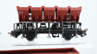 Märklin H0 Konvolut Niederbordwagen 4-achsig, Hochbordwagen 2-achsig,, Kippmuldenwagen, Selbstentladewagen DB