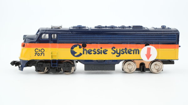 Bachmann N US Diesellok BR 7071 C&O "Chessie System"