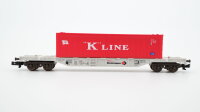 Fleischmann N 8247K Container-Tragwagen "K"LINE DB