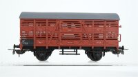 Piko H0 Konvolut Viehtransportwagen, Hochbordwagen 4-achsig, Hochbordwagen 2-achsig, Säuretopfwagen mit Bremserhaus DR