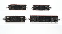 Piko H0 Konvolut Viehtransportwagen, Hochbordwagen 4-achsig, Hochbordwagen 2-achsig, Säuretopfwagen mit Bremserhaus DR