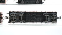 Piko H0 Konvolut Viehtransportwagen, Hochbordwagen 4-achsig, Hochbordwagen 2-achsig, Säuretopfwagen mit Bremserhaus DR