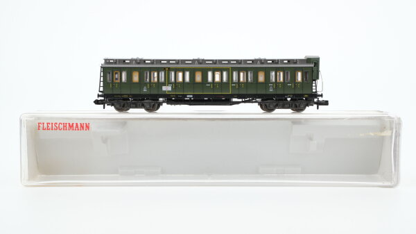 Fleischmann N 8801 Abteilwagen 1./2. Kl m. Bremserhaus ABB K.P.E.V.