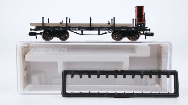 Fleischmann N 8835K Schienenwagen mit Bremserhaus SSm K.P.E.V.