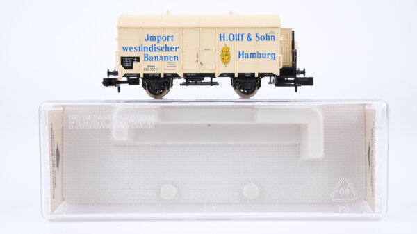 Fleischmann N 8837K Kühlwagen Bananen K.P.E.V.