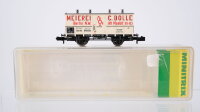 Minitrix N 13643 Gedeckter Güterwagen Bolle G 10...