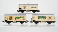 Märklin H0 Konvolut 3 Kühlwagen "Pilsner...