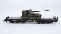Roco N 925 Schwerlastwagen mit Panzerhaubitze DB