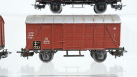 Märklin H0 Konvolut 3 Gedeckte Güterwagen 2-achsig, Schiebedachwagen 2-achsig DB