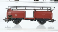 Märklin H0 Konvolut 2 Autotransportwagen, Niederbordwagen, Selbstentladewagen 4-achsig DB/K.Bay.STS.B.