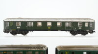 Märklin H0 Konvolut 2 Gepäckwagen, Abteilwagen 3. Kl., Personenwagen 2. Kl. DB/u.a.