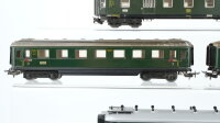 Märklin H0 Konvolut 2 Gepäckwagen, Abteilwagen 3. Kl., Personenwagen 2. Kl. DB/u.a.