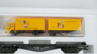 Märklin H0 84668 Flachwagen Post-Lastzug DB Postmuseumswagen 1995