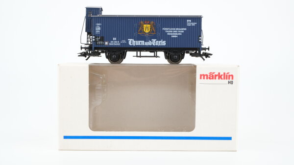 Märklin H0 84890 Bierwagen THURN UND TAXIS  (Kühlwagen mit Bremserhaus)  Gk 10 der DB Postmuseumswagen 1994