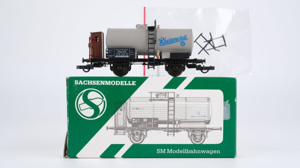 Sachsenmodelle H0 16025 Kesselwagen mit Bremserhaus Elberfeld 558360 Rheinmetall DRG (Abbruch)