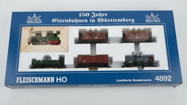 Fleischmann H0 4892 Zugpackung 150 Jahre Eisenbahn in Württemberg Limitierte Sonderserie