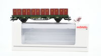 Märklin H0 48584 Niederbordwagen mit...