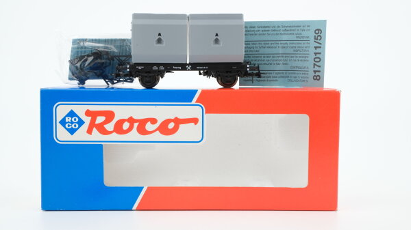Roco H0 46115 Kübelwagen mit Kohle (Preussag) DB