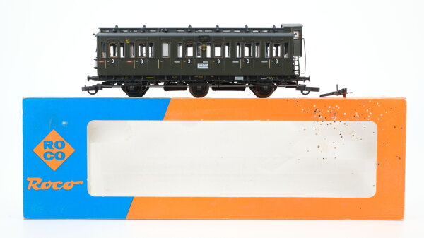 Roco H0 44505 Abteilwagen mit Bremserhaus 3. Kl. DRG