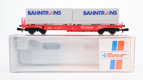 Roco N 25296 Einheitstaschenwagen Bahntrans Sdkms 707 DB Cargo