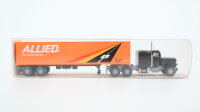 Wiking H0 27527 40 ft-Container Sattelzug Peterbilt...