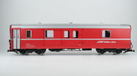 LGB G 32690 Gepäckwagen (D 4217) mit Zugschluss-Laterne RhB (Trittbrett angebrochen)