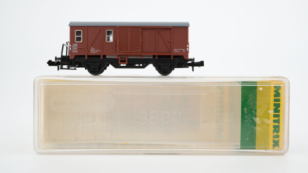 Minitrix N 51 3500 00 Güterzug-Begleitwagen Pwghs 054 DB