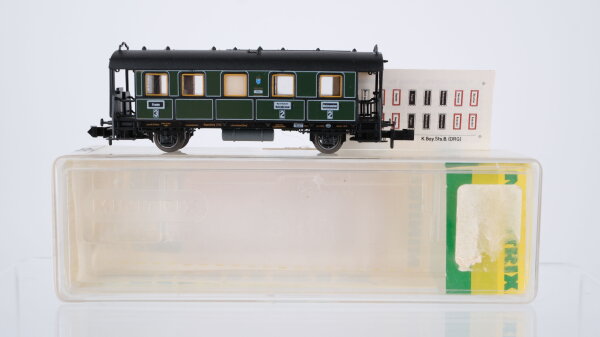 Minitrix N 13316 Lokalbahnwagen 2./3. Kl BCL K.Bay.Sts.B.