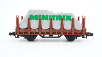 Minitrix N 3587 Rungenwagen mit Plane "MINITRIX"