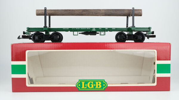 LGB G 4066 Holztransportwagen mit Ladung (unvollständig)